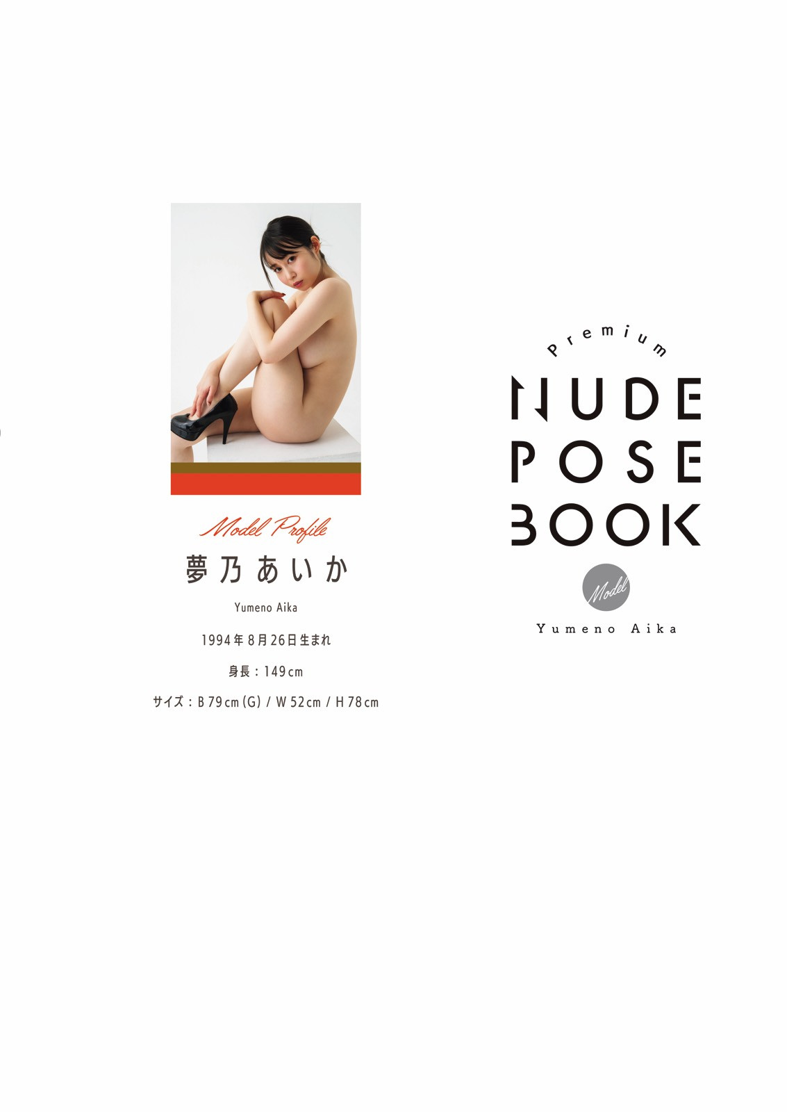 Photobook Aika Yumeno Premium Nude Pose Book Jkf