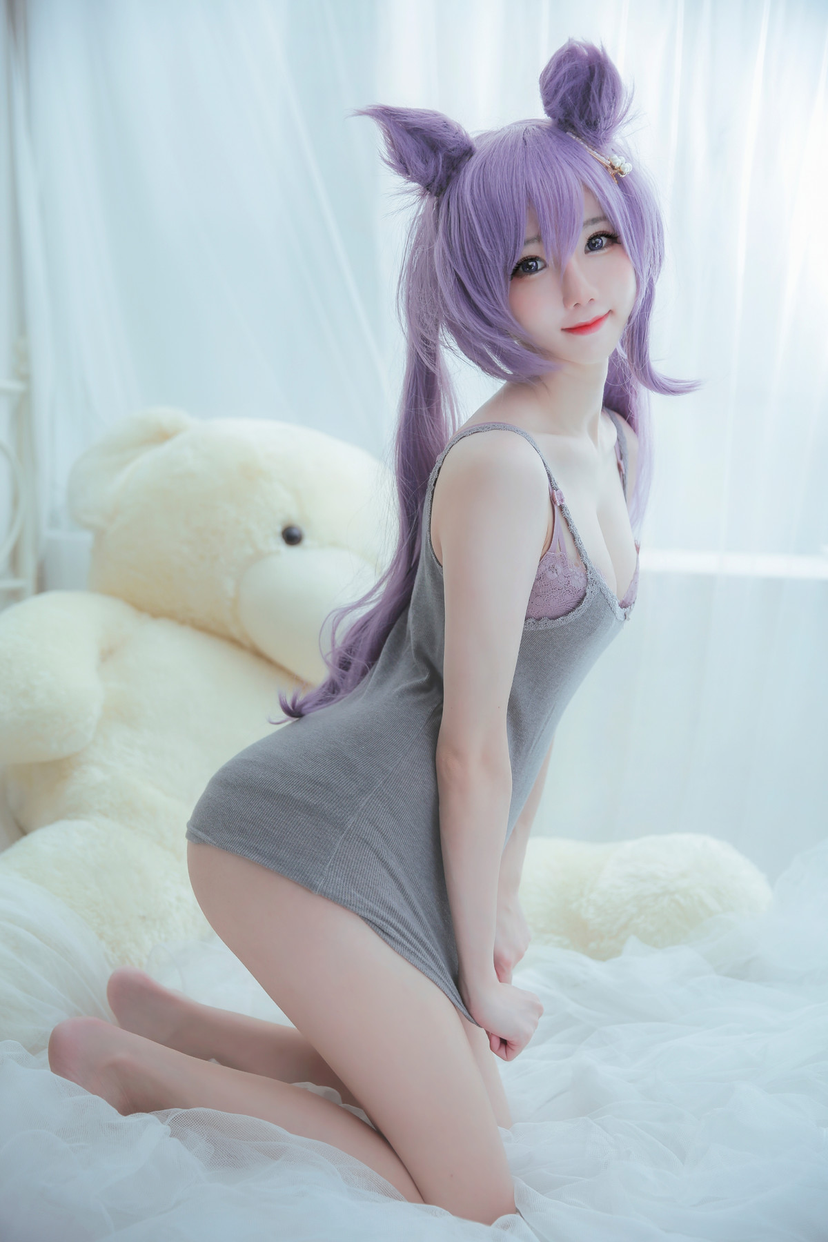 Sally多啦雪 Cosplay Keqing 刻晴 Lingerie Ver 貼圖 清涼寫真 JKF 捷克論壇